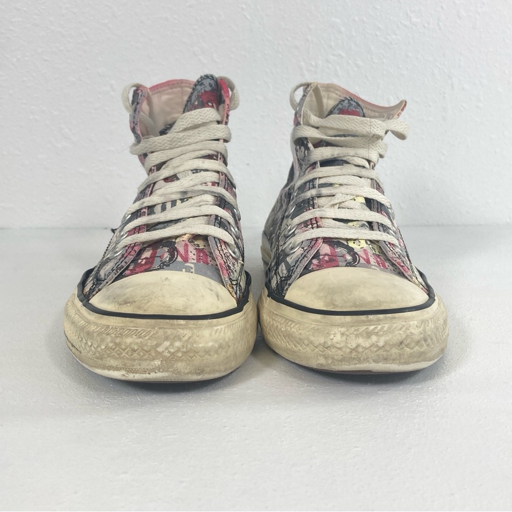 Vintage Converse Size 6 Custom Graffiti Chuck Taylor All Star High Top, Artisan - Picture 14 of 16